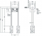 Preview: RENZ Briefkastenanlage freistehend, PRISMA, Edelstahl V4A, Kastenformat 370x110x270mm, mit Klingel - & Lichttaster und Vorbereitung Gegensprechanlage, 1-teilig, zum Einbetonieren